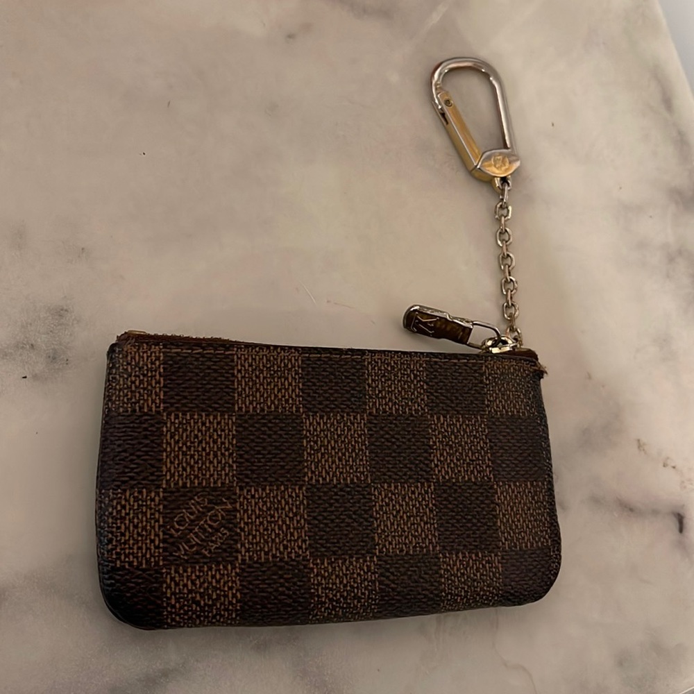 SOLD!Authentic LV key pouch with box